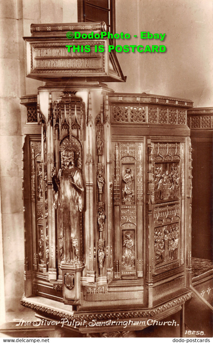 R453072 The Silver Pulpit. Sandringham Church. 18258. W. E. Ralph - Monde