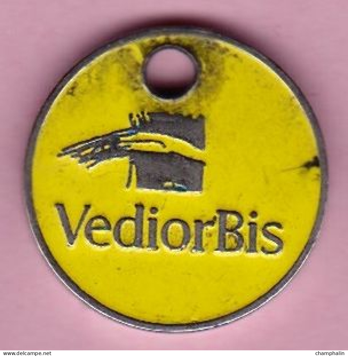 Jeton De Caddie En Métal - Vediorbis Intérim - Jetons De Caddies