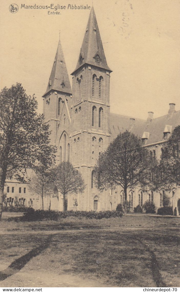 MAREDSOUS L ABBAYE .EGLISE ABBATIALE - Autres & Non Classés