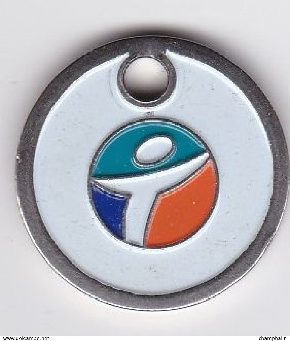 Jeton De Caddie En Métal - Bouygues Télécom - Trolley Token/Shopping Trolley Chip