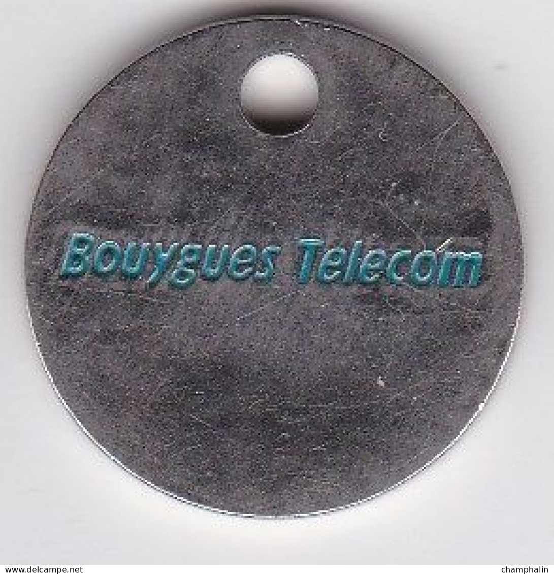 Jeton De Caddie En Métal - Bouygues Télécom - Trolley Token/Shopping Trolley Chip