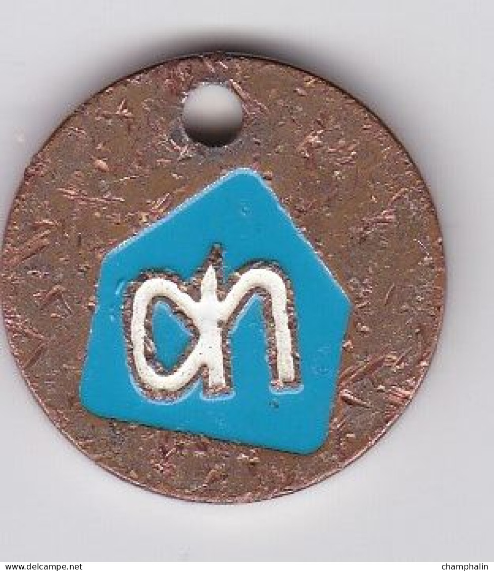 Jeton De Caddie En Métal - Pays-Bas - Ah - Supermarchés Albert Hein - Trolley Token/Shopping Trolley Chip