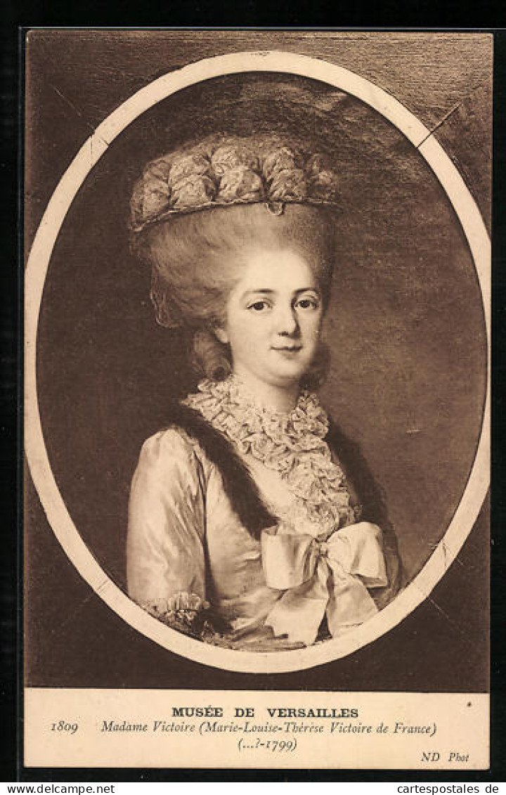 CPA Marie-Louise-Thérèse Victoire De France  - Königshäuser