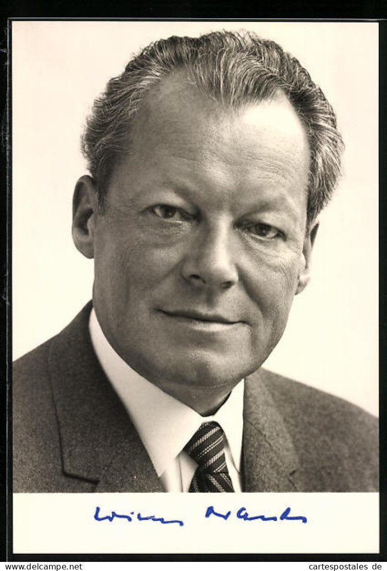 AK Willy Brandt, Bundeskanzler Und Vorsitzender Der SPD  - Politische Und Militärische Männer