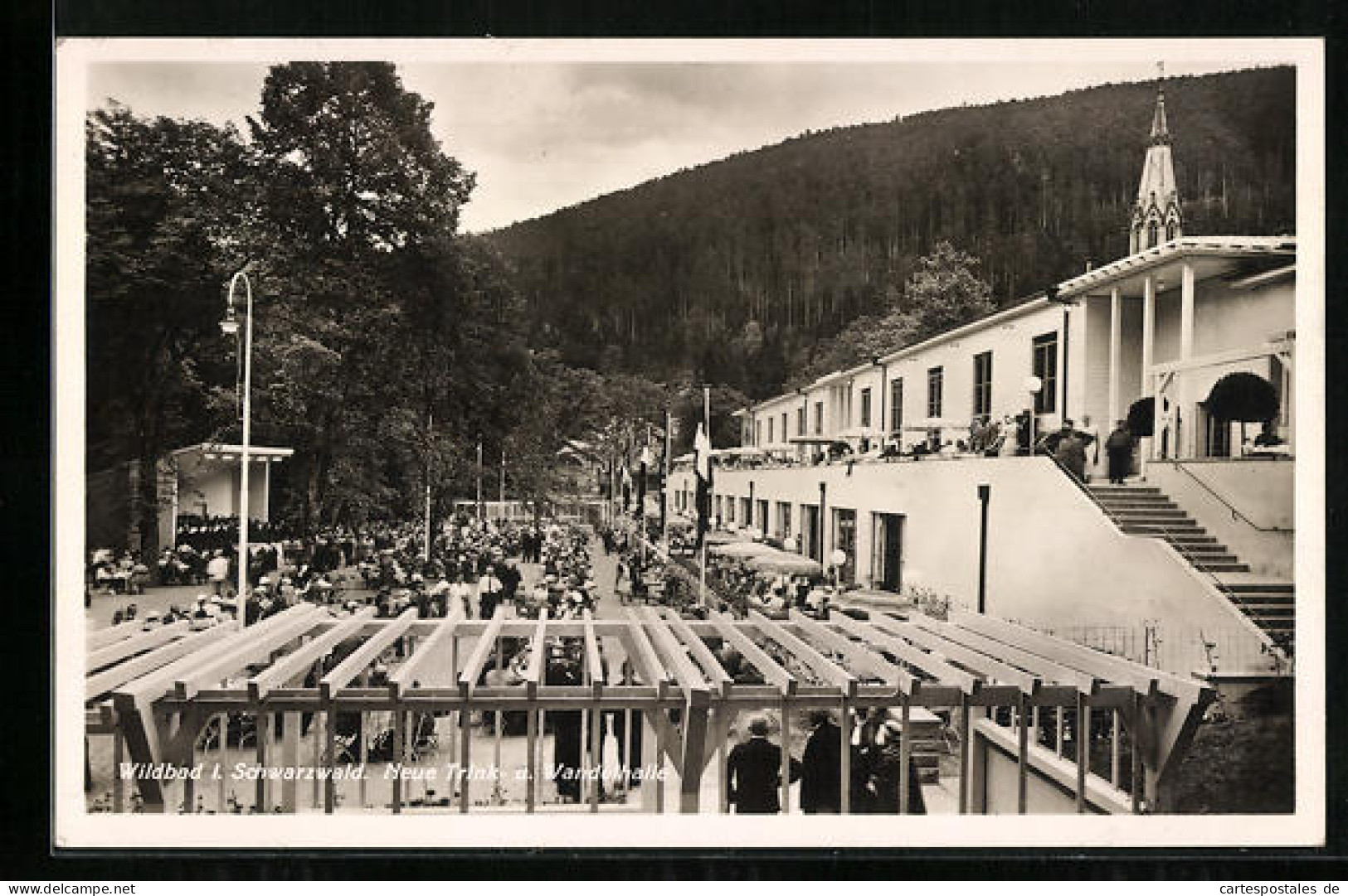 AK Wildbad I. Schwarzwald, Gasthaus Neue Trink- Und Wandelhalle  - Sonstige & Ohne Zuordnung