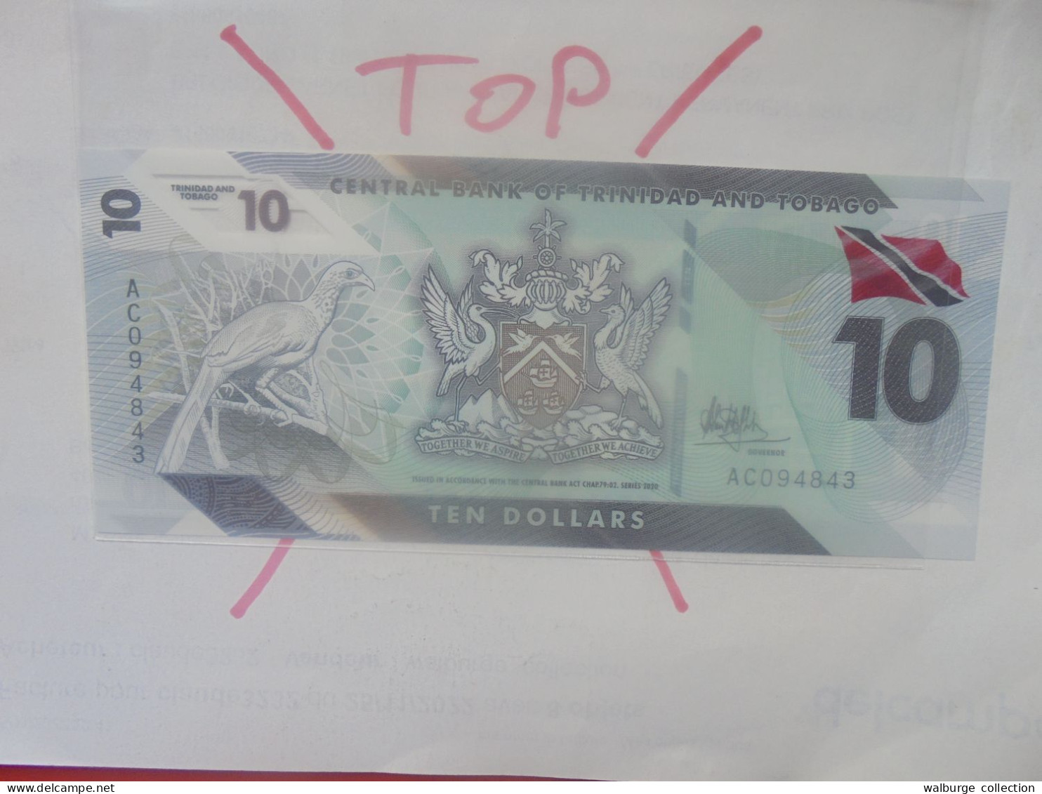 TRINIDAD-TOBAGO 10$ 2020 (Polymer) Neuf (B.33) - Trinité & Tobago