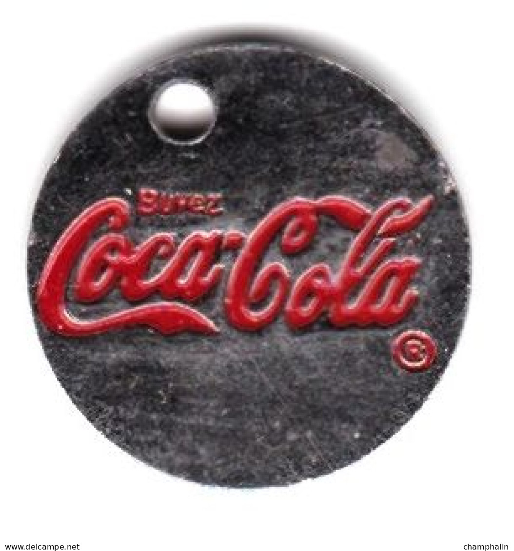 Jeton De Caddie En Métal - Buvez Coca-Cola - Moneda Carro