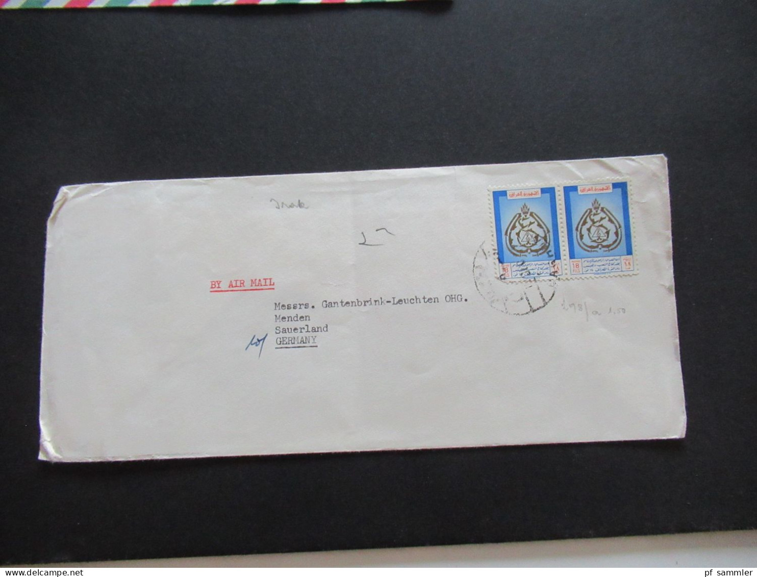 Asien Iran / Persien Teheran Persia 1960er Jahre Via Air Mail Luftpost 4 Belege Auslandsbriefe