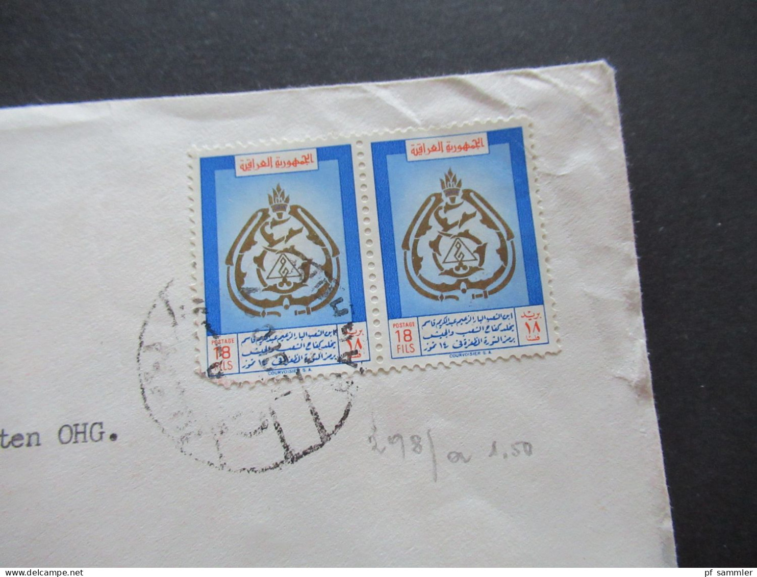 Asien Iran / Persien Teheran Persia 1960er Jahre Via Air Mail Luftpost 4 Belege Auslandsbriefe