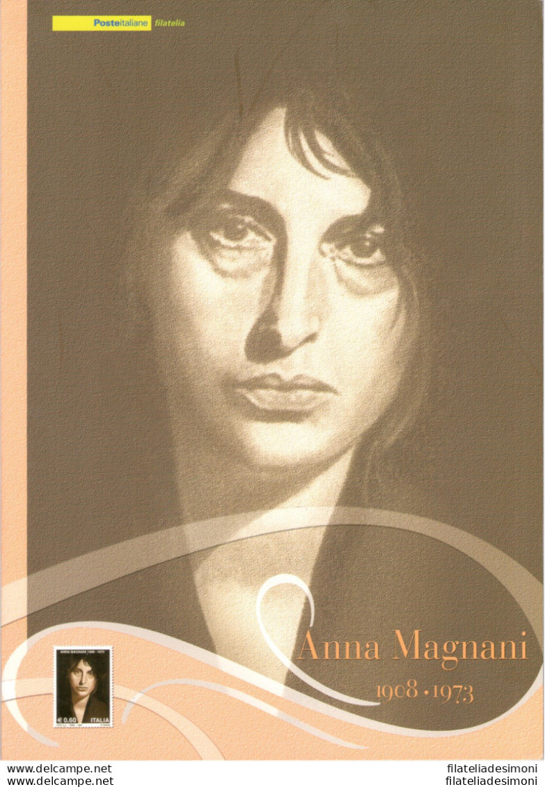 2008 Italia - Repubblica, Folder - Anna Magnani N. 170 MNH** - Presentation Packs