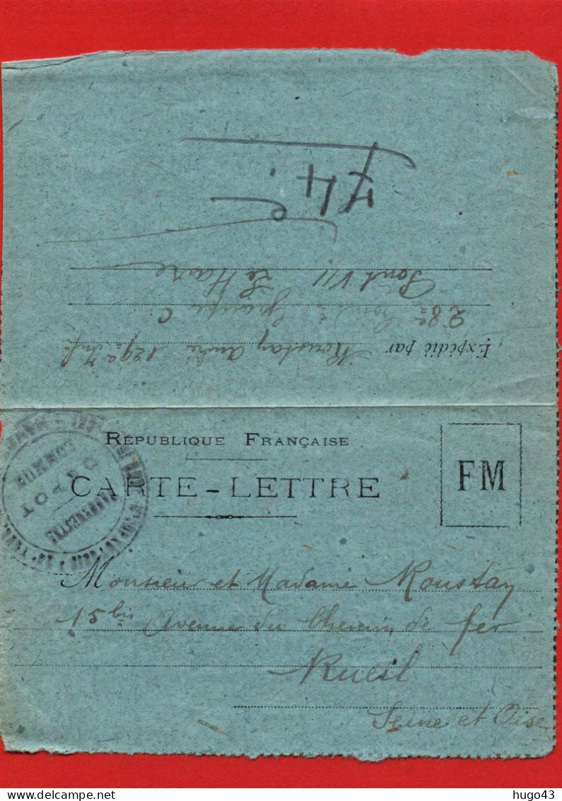 (RECTO / VERSO) CARTE LETTRE FRANCHISE MILITAIRE - Patriotiques