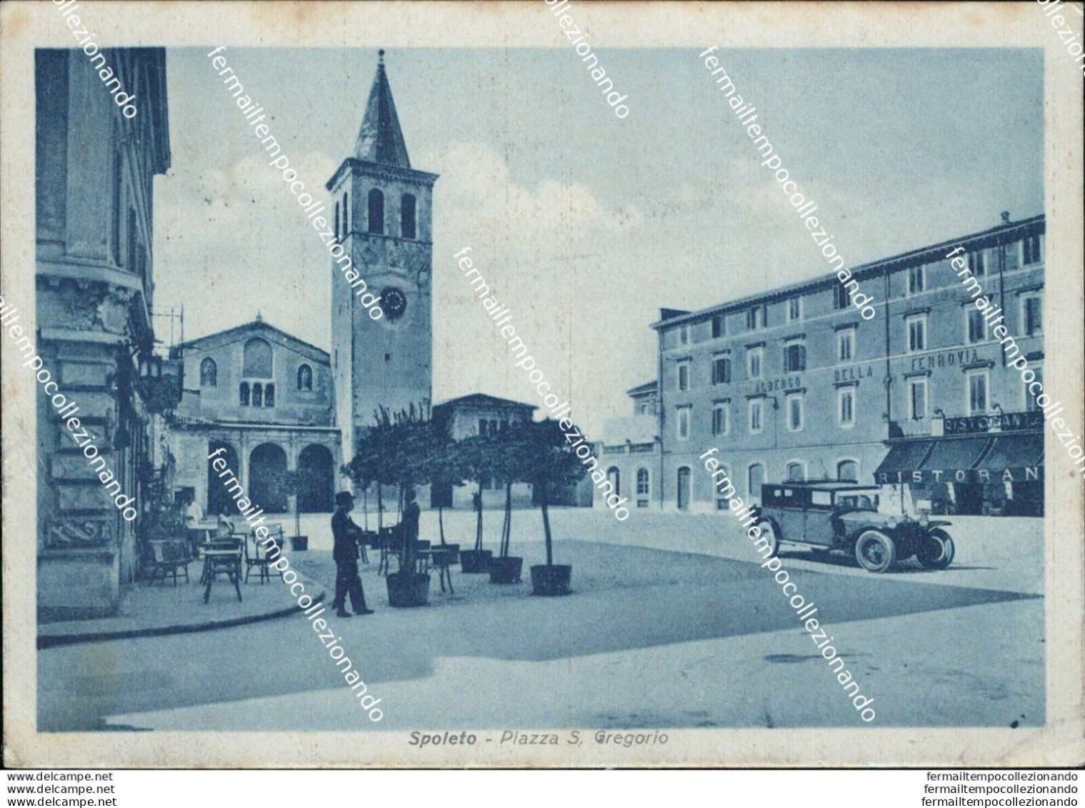 Bi322 Cartolina Spoleto Piazza S.gregorio Provincia Di Perugia - Perugia