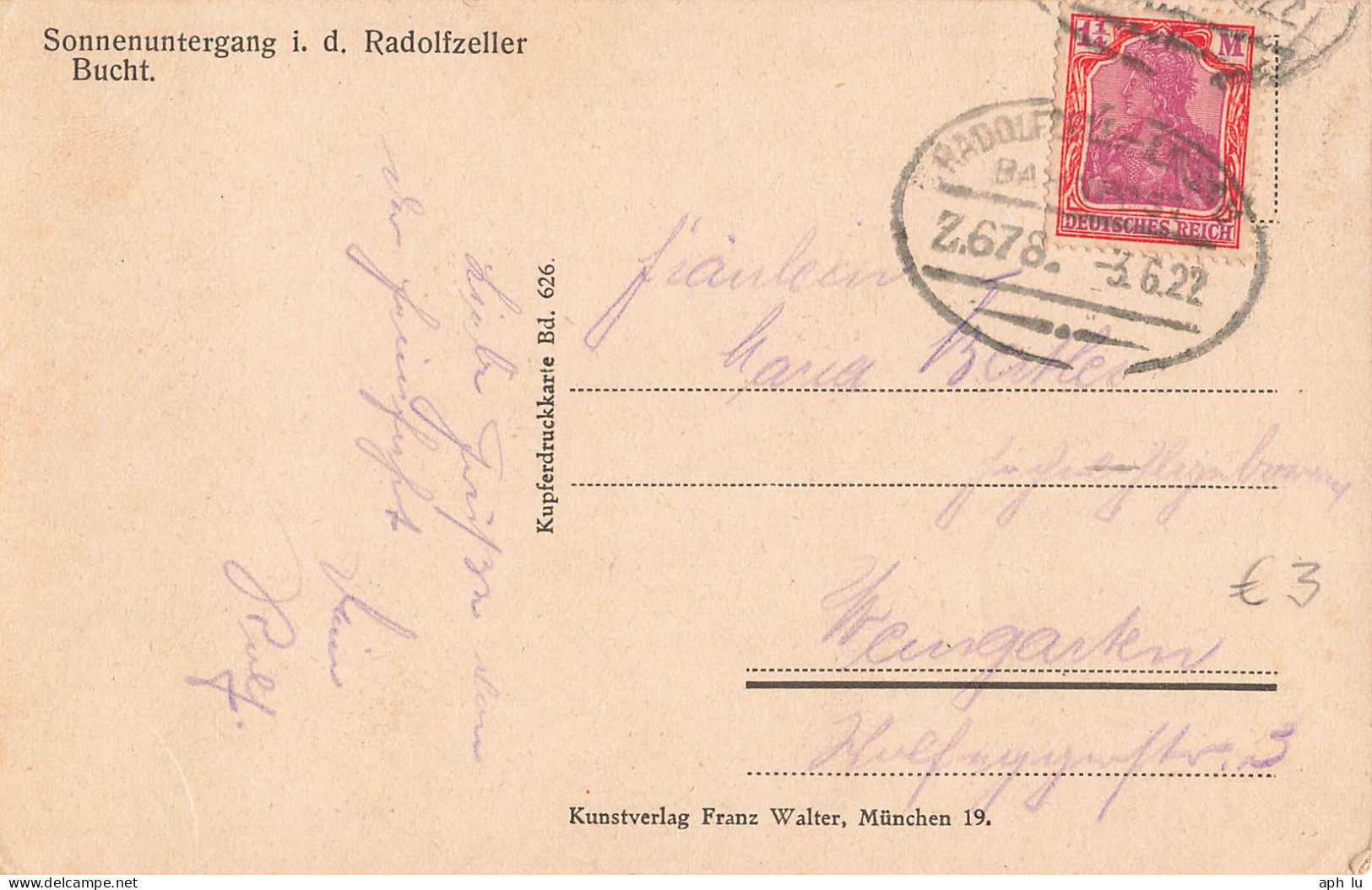 Bahnpost (Ambulant; R.P.O./T.P.O.) Radolfszell-Lindau (ZA2600) - Briefe U. Dokumente