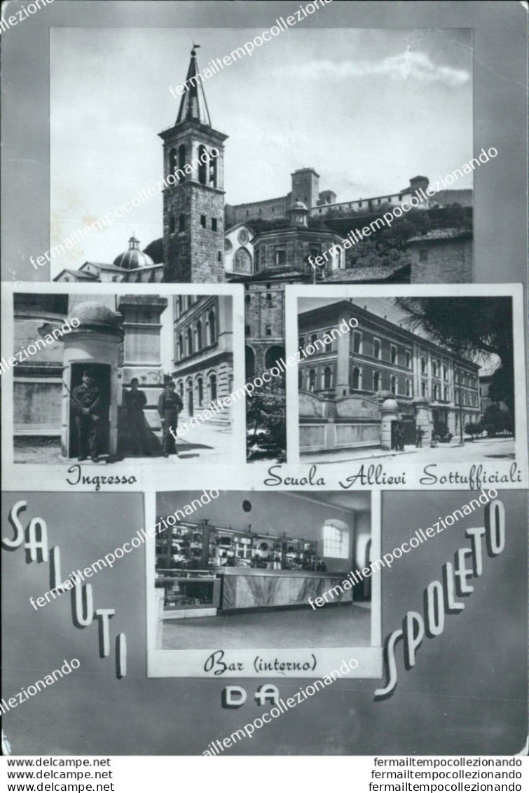 Bu118 Cartolina Saluti Da Spoleto Provincia Di Perugia Umbria - Perugia