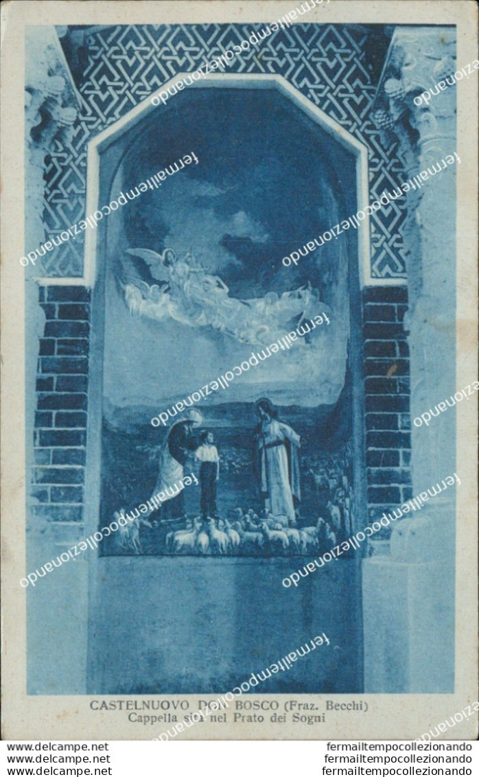 Bc239 Cartolina Castelnuovo Don Bosco Frazione Becchi Asti Piemonte - Asti