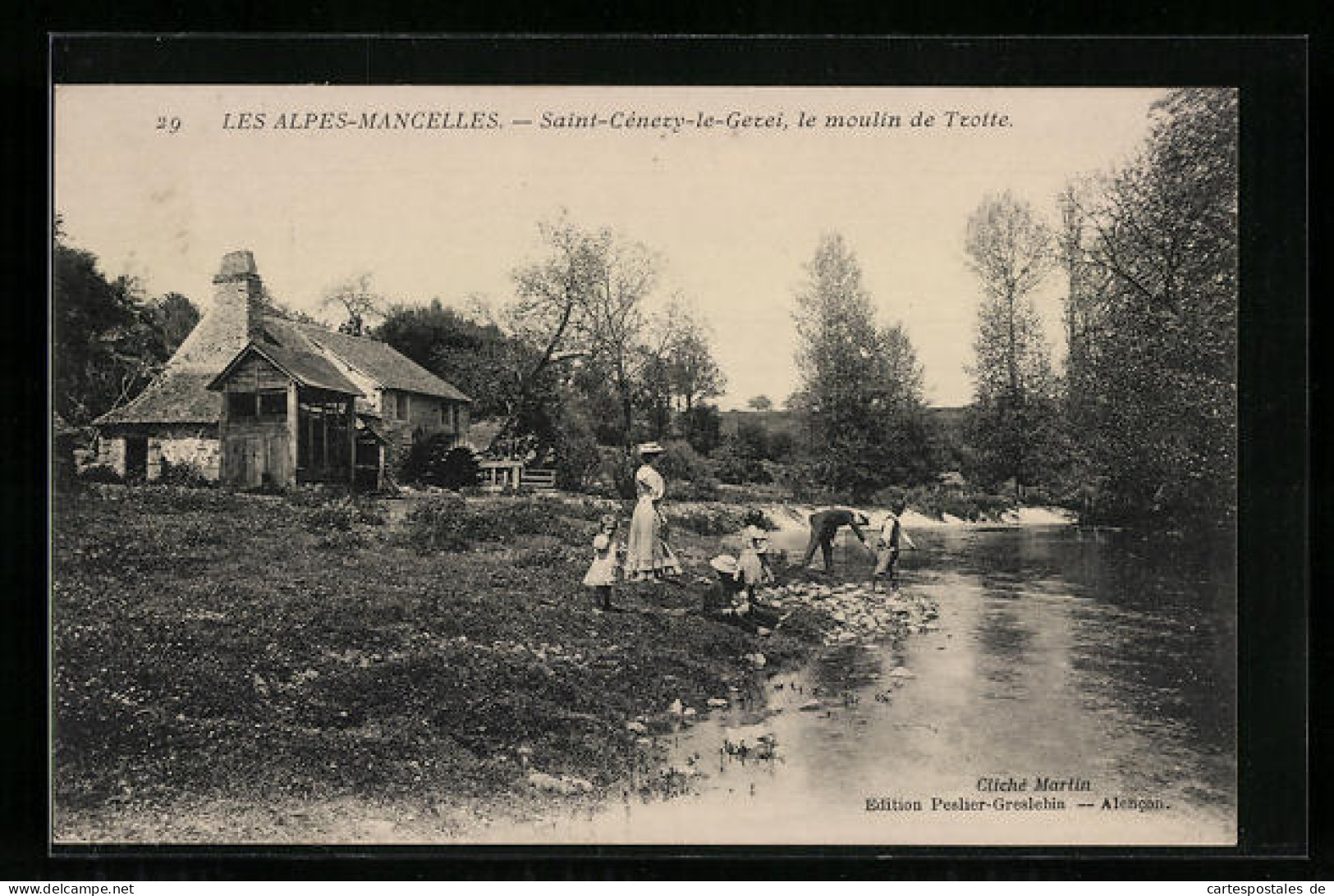 CPA Saint-Cénery-le-Gerei, Les Alpes Mancelles, Le Moulin De Trotte  - Other & Unclassified