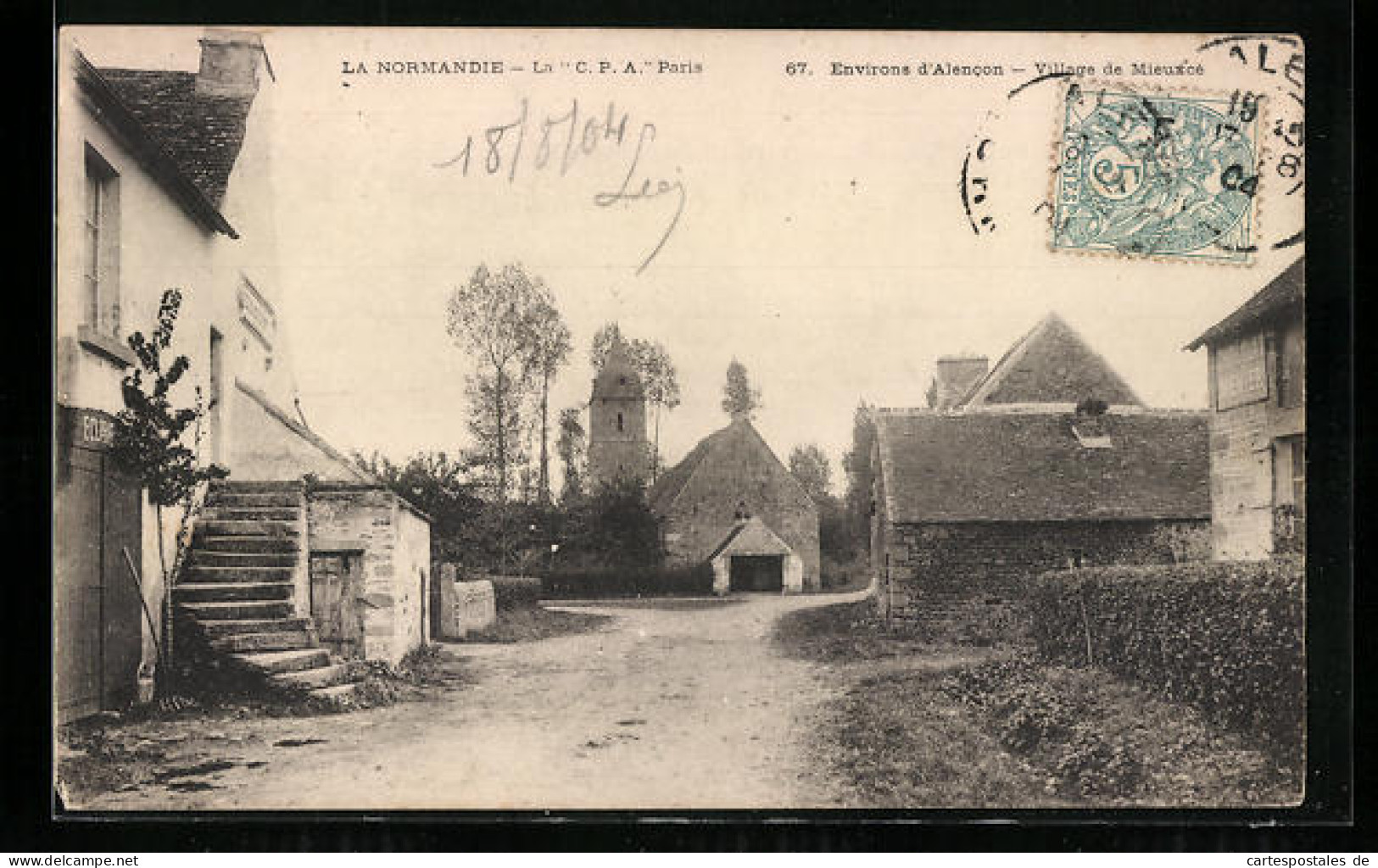 CPA Alencon, Village De Mieuxcé  - Alencon