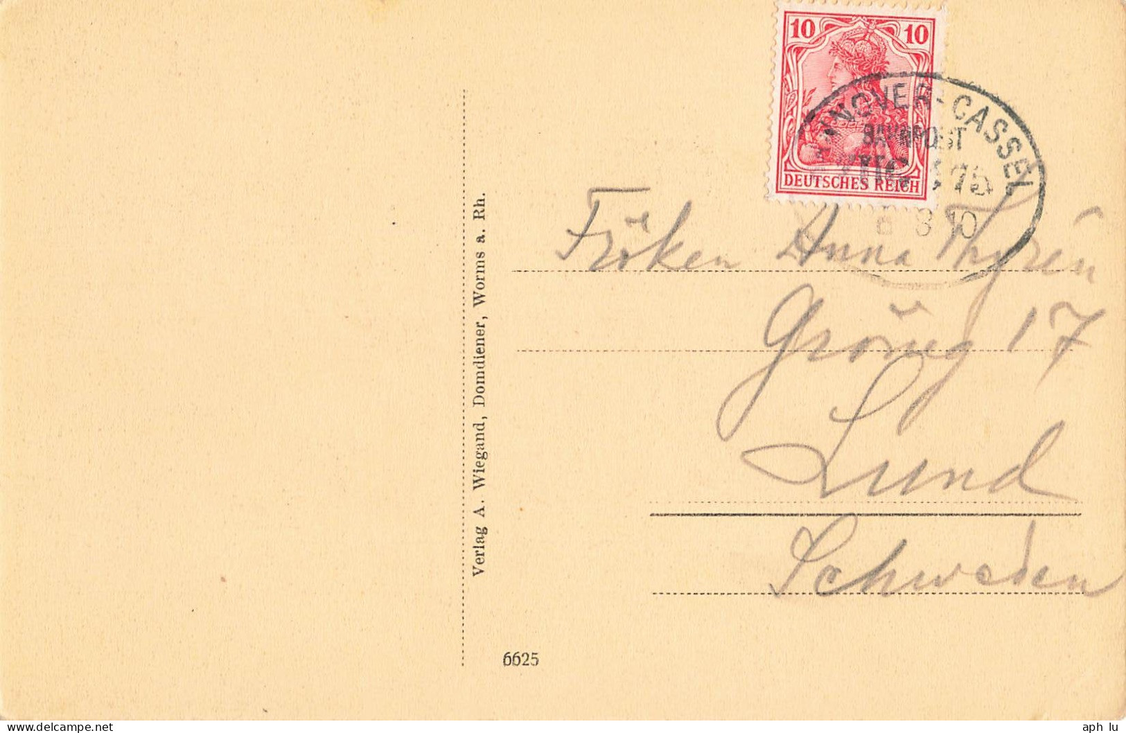 Bahnpost (Ambulant; R.P.O./T.P.O.) Hannover-Cassel (ZA2602) - Lettres & Documents