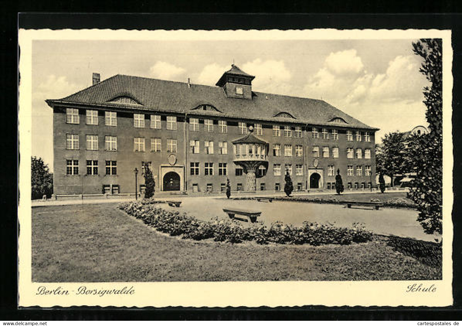 AK Berlin-Borsigwalde, Schule  - Reinickendorf