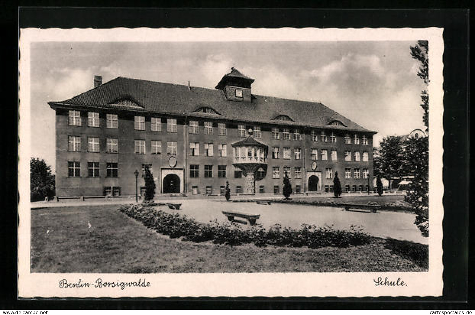 AK Berlin-Borsigwalde, Schule  - Reinickendorf