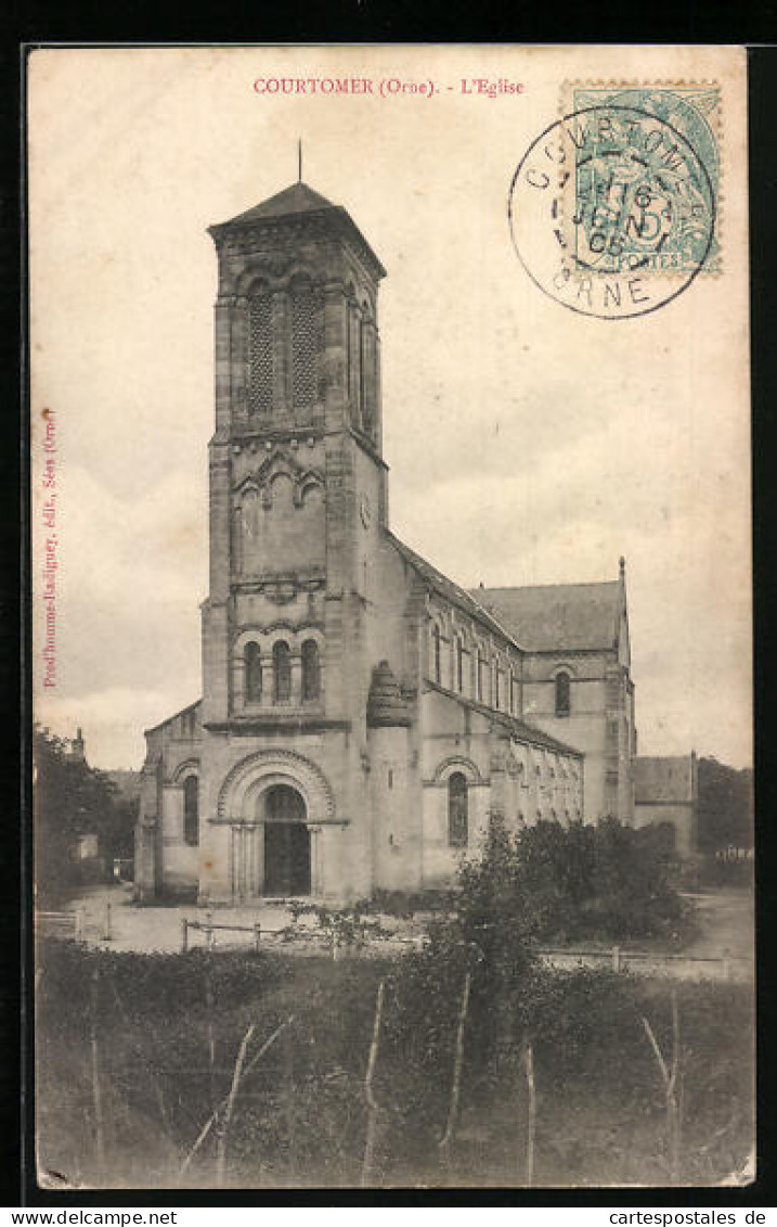 CPA Courtomer, L`Eglise  - Courtomer