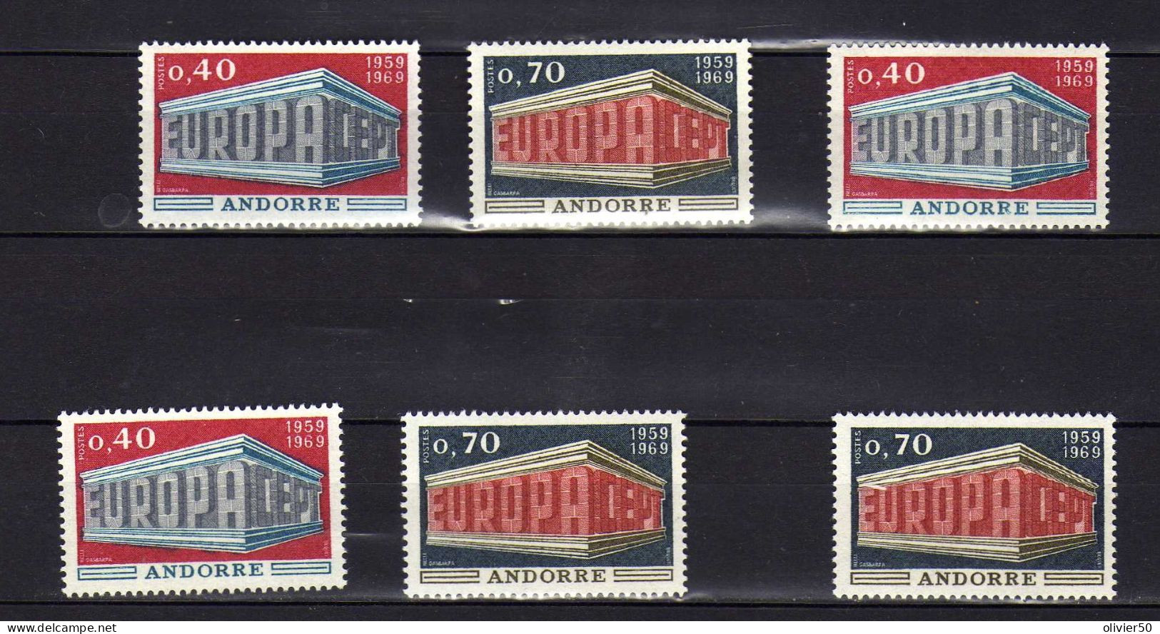 Andorre Francaise - 1969- Europa -  -  Neufs** - MNH - Unused Stamps