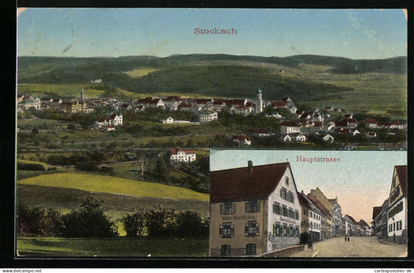 AK Stockach, Gesamtansicht, Hauptstrasse  - Stockach