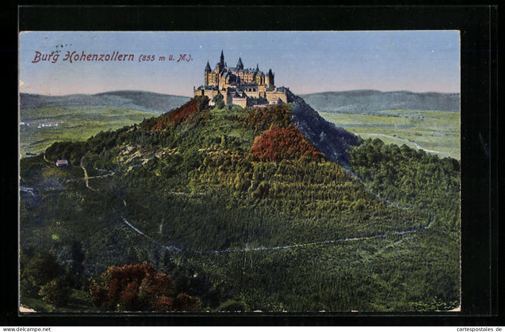 AK Bisingen, Burg Hohenzollern Mit Umgebung  - Andere & Zonder Classificatie