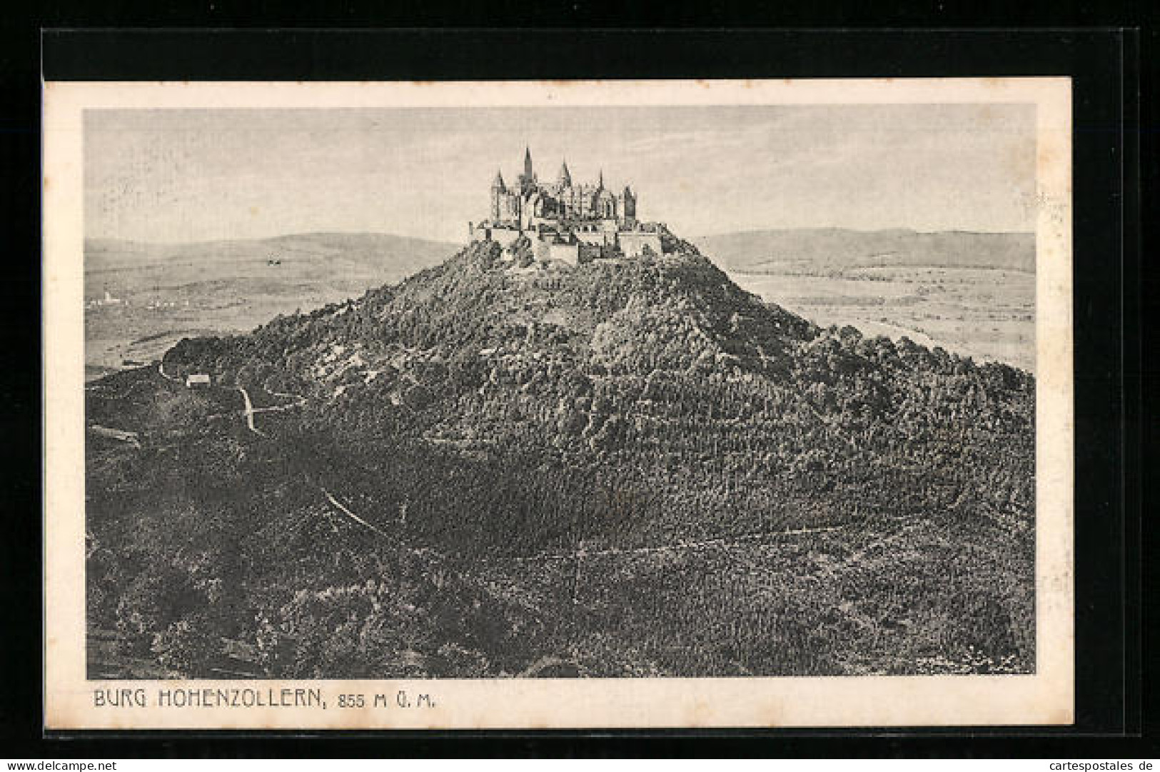 AK Bisingen, Burg Hohenzollern Aus Der Vogelschau  - Sonstige & Ohne Zuordnung