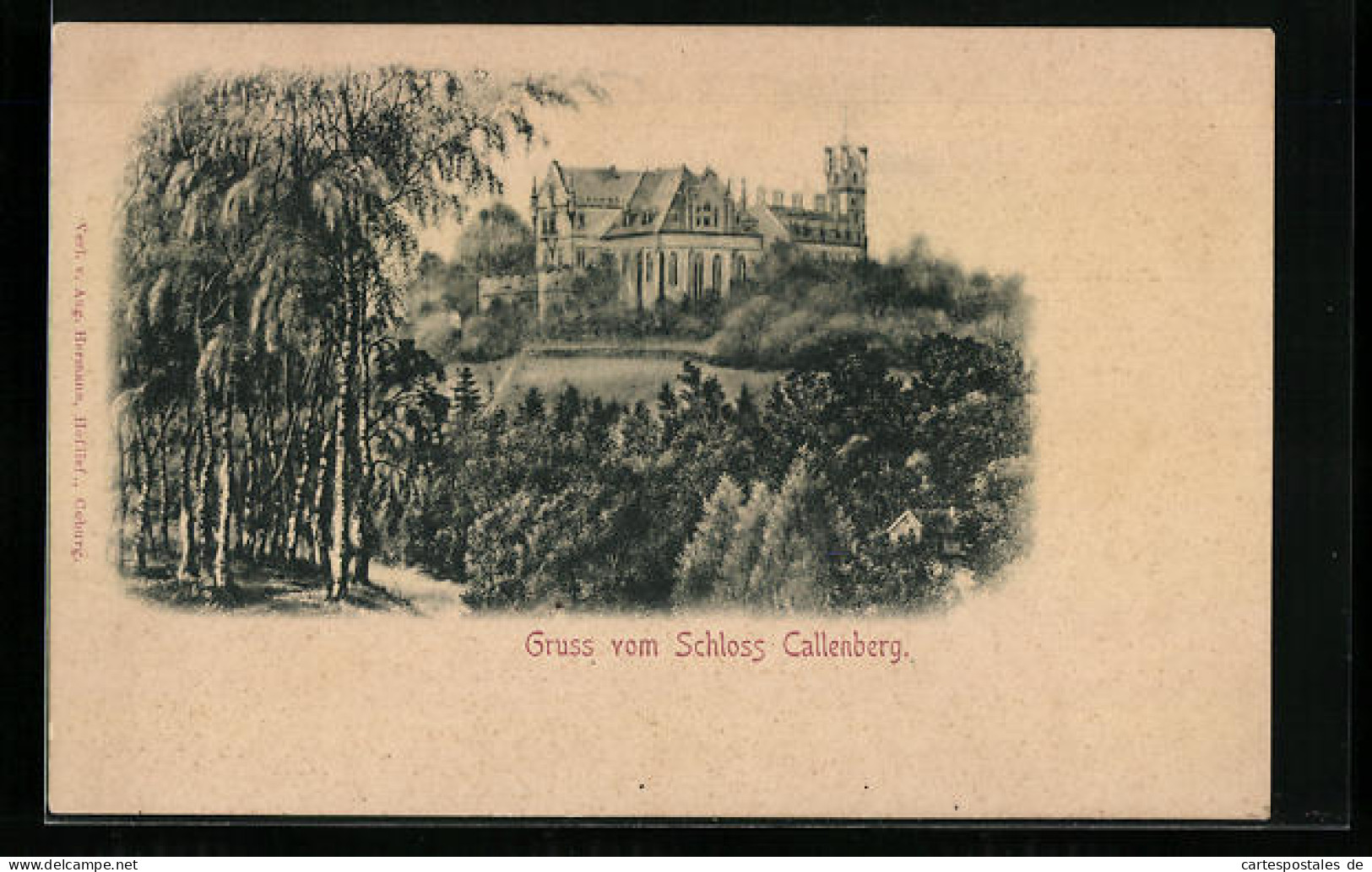 AK Coburg, Schloss Callenberg Mit Anlagen  - Other & Unclassified