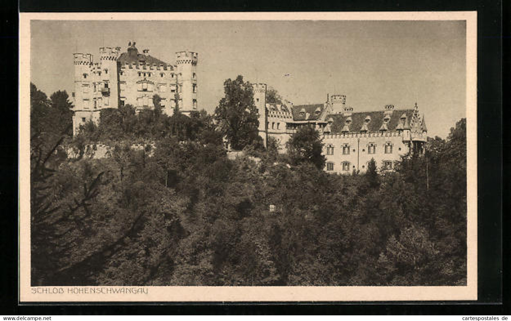 AK Hohenschwangau, Schloss Hohenschwangau, Panorama  - Autres & Non Classés