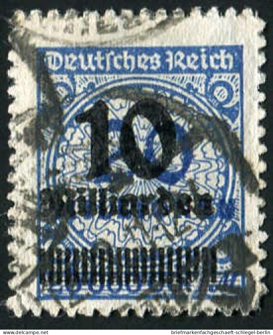 Deutsches Reich, 1923, 335 B, Gestempelt - Other & Unclassified