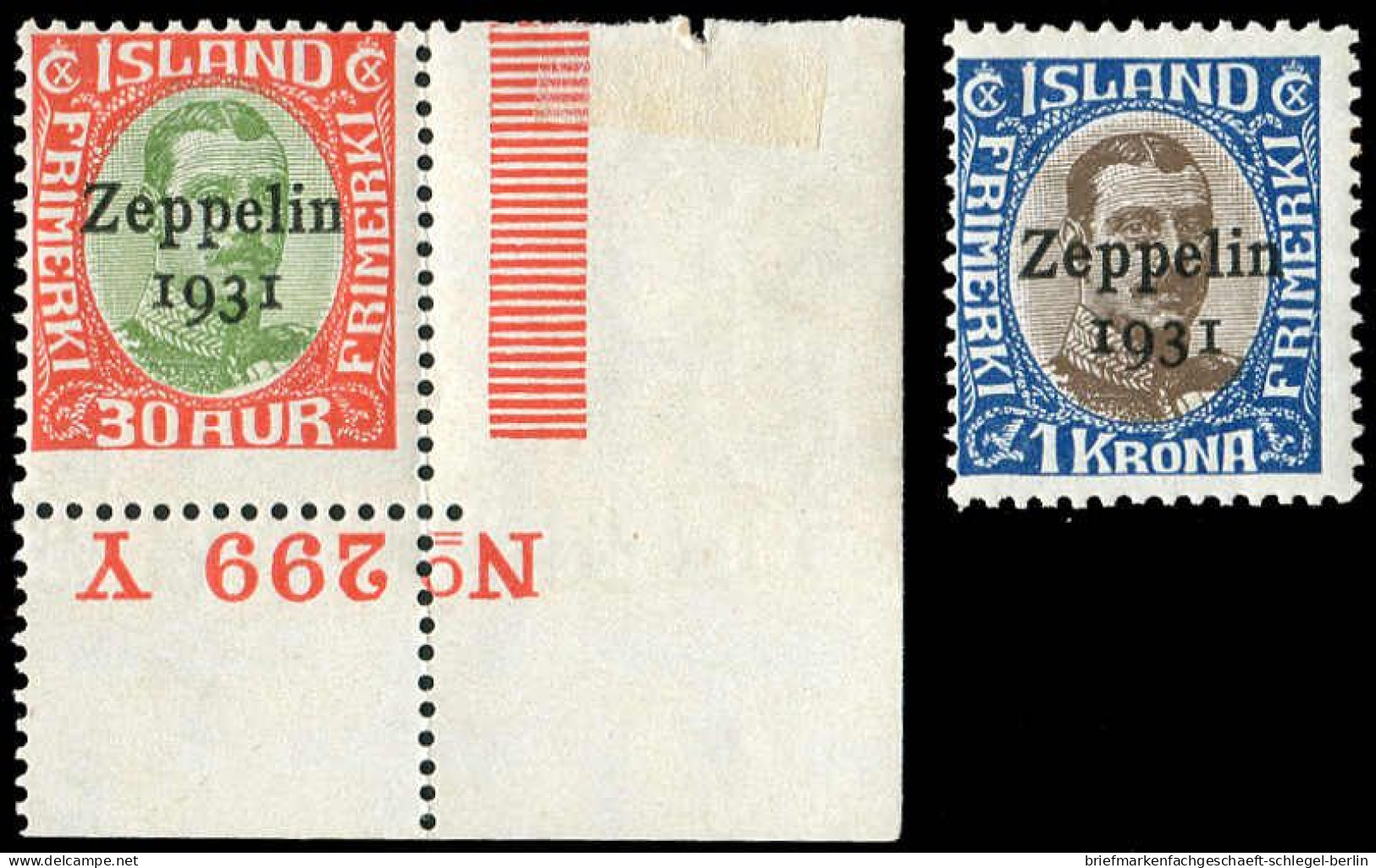 Island, 1931, 147, 148, Postfrisch - Sonstige & Ohne Zuordnung