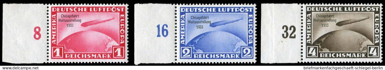 Deutsches Reich, 1933, 496-98, Postfrisch - Sonstige & Ohne Zuordnung