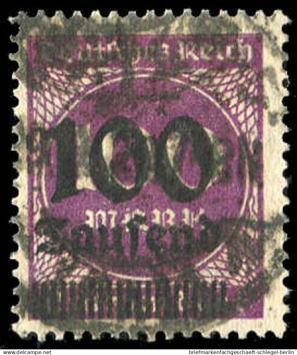 Deutsches Reich, 1923, 289a, Gestempelt - Autres & Non Classés