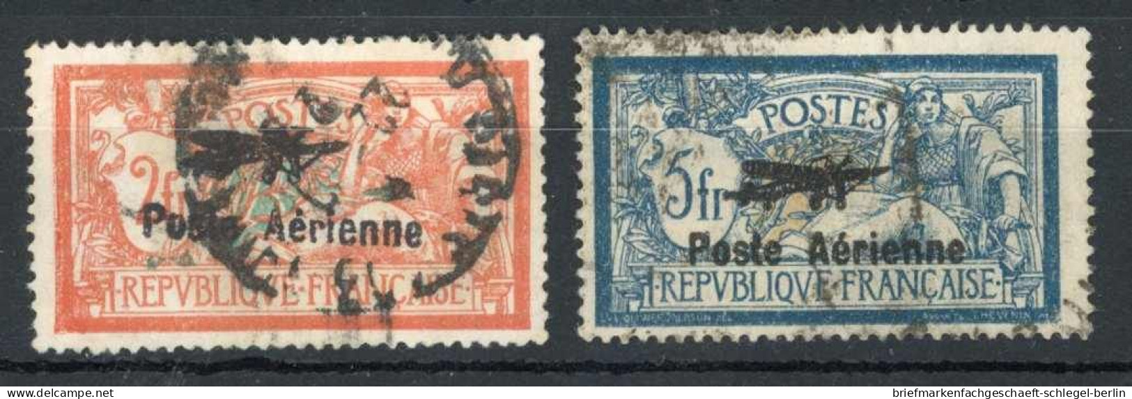 Frankreich, 1927, 220, 221, Gestempelt - Autres & Non Classés