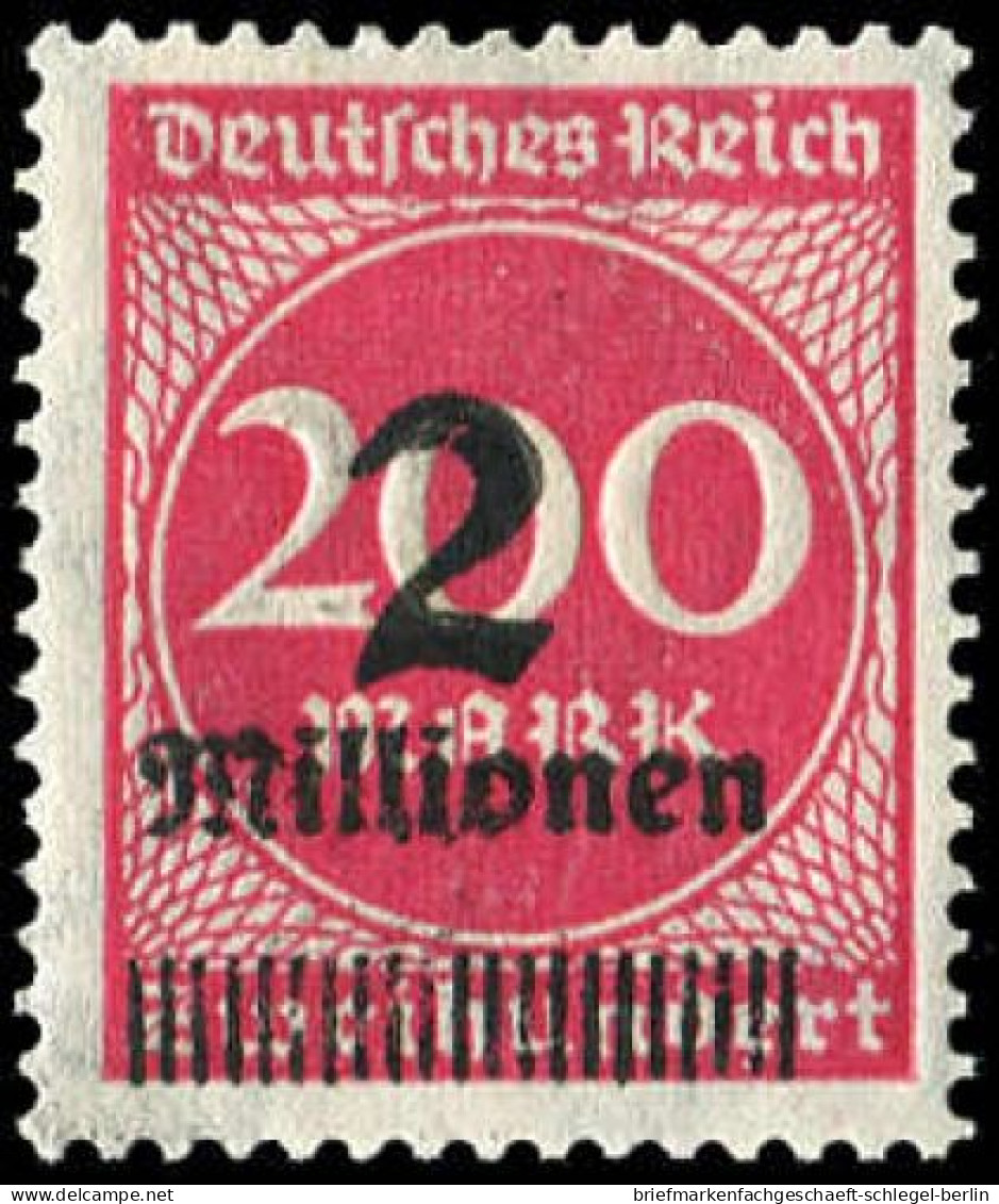 Deutsches Reich, 1923, 309A P F, Ungebraucht - Altri & Non Classificati
