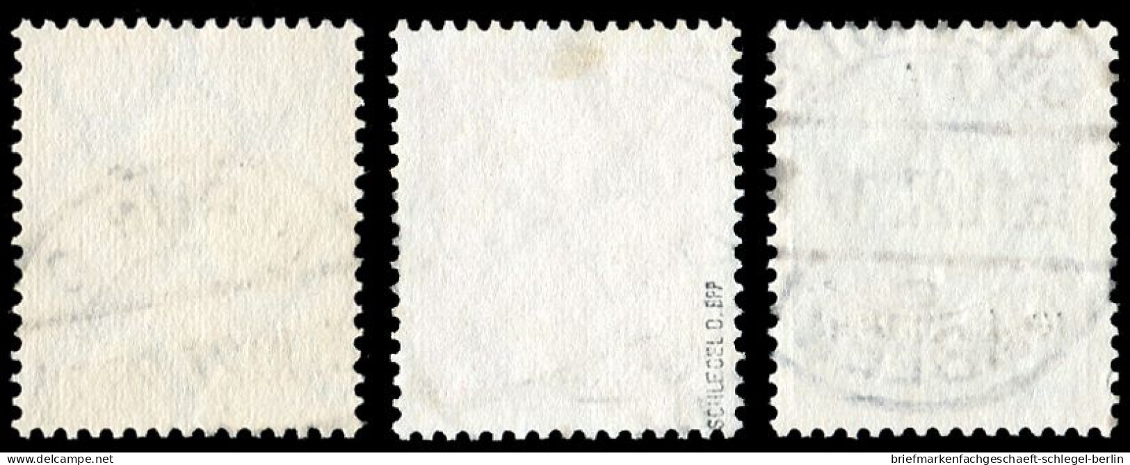 Deutsches Reich, 1927, 407-09, Gestempelt - Sonstige & Ohne Zuordnung
