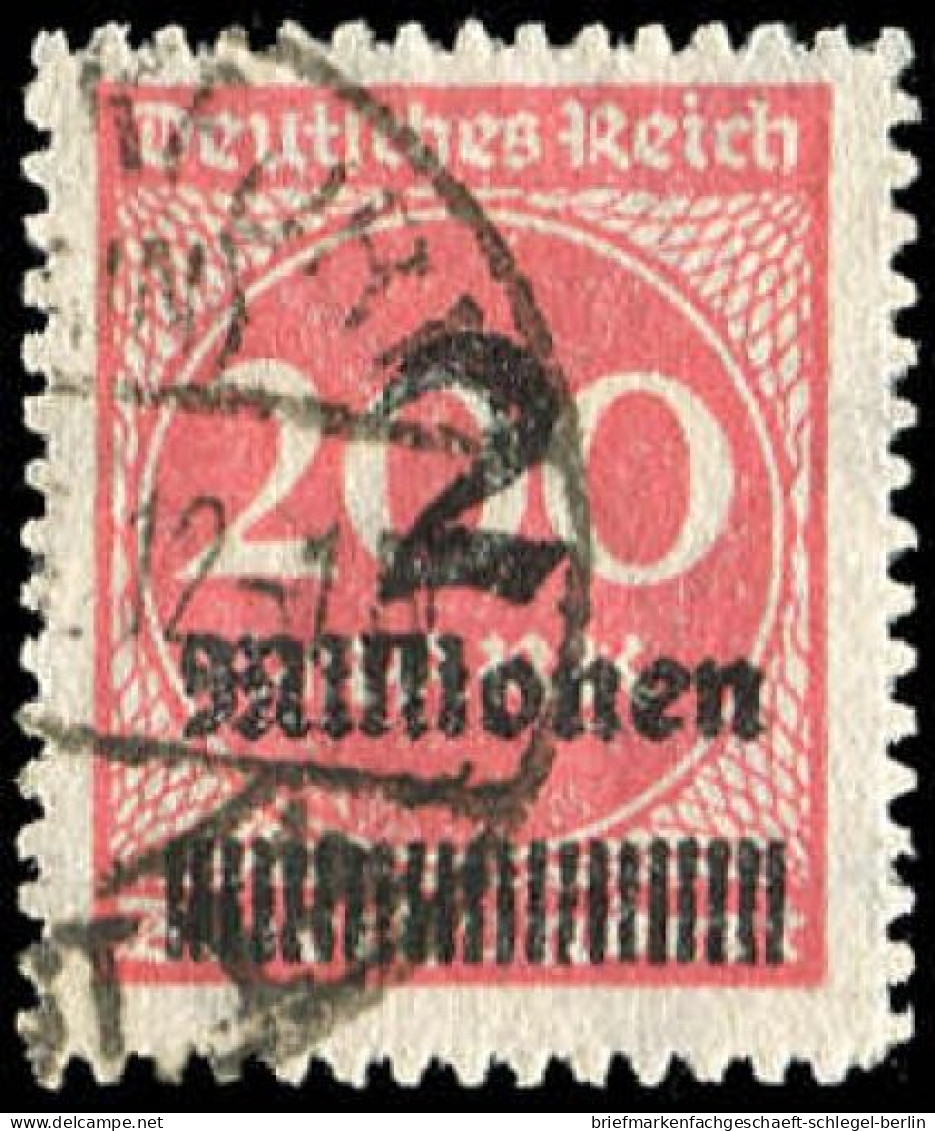 Deutsches Reich, 1923, 309 Ba, Gestempelt - Sonstige & Ohne Zuordnung