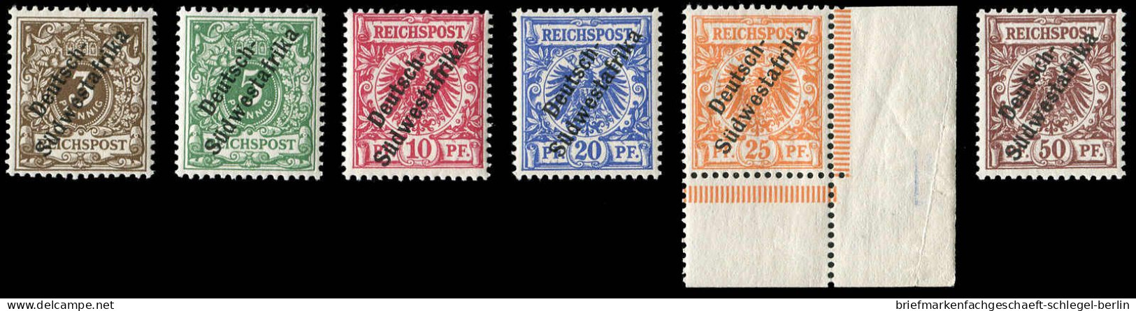 Deutsche Kolonien Südwestafrika, 1898, 5-10, Postfrisch - Deutsch-Südwestafrika
