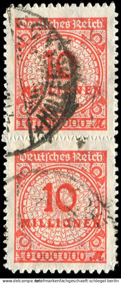 Deutsches Reich, 1923, 318 B, Gestempelt, Paar - Autres & Non Classés