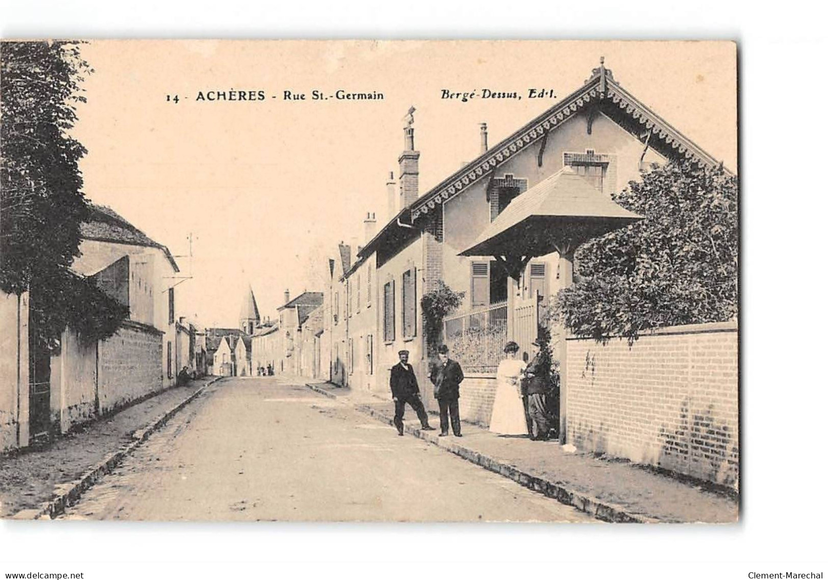 ACHERES - Rue Saint Germain - état - Acheres