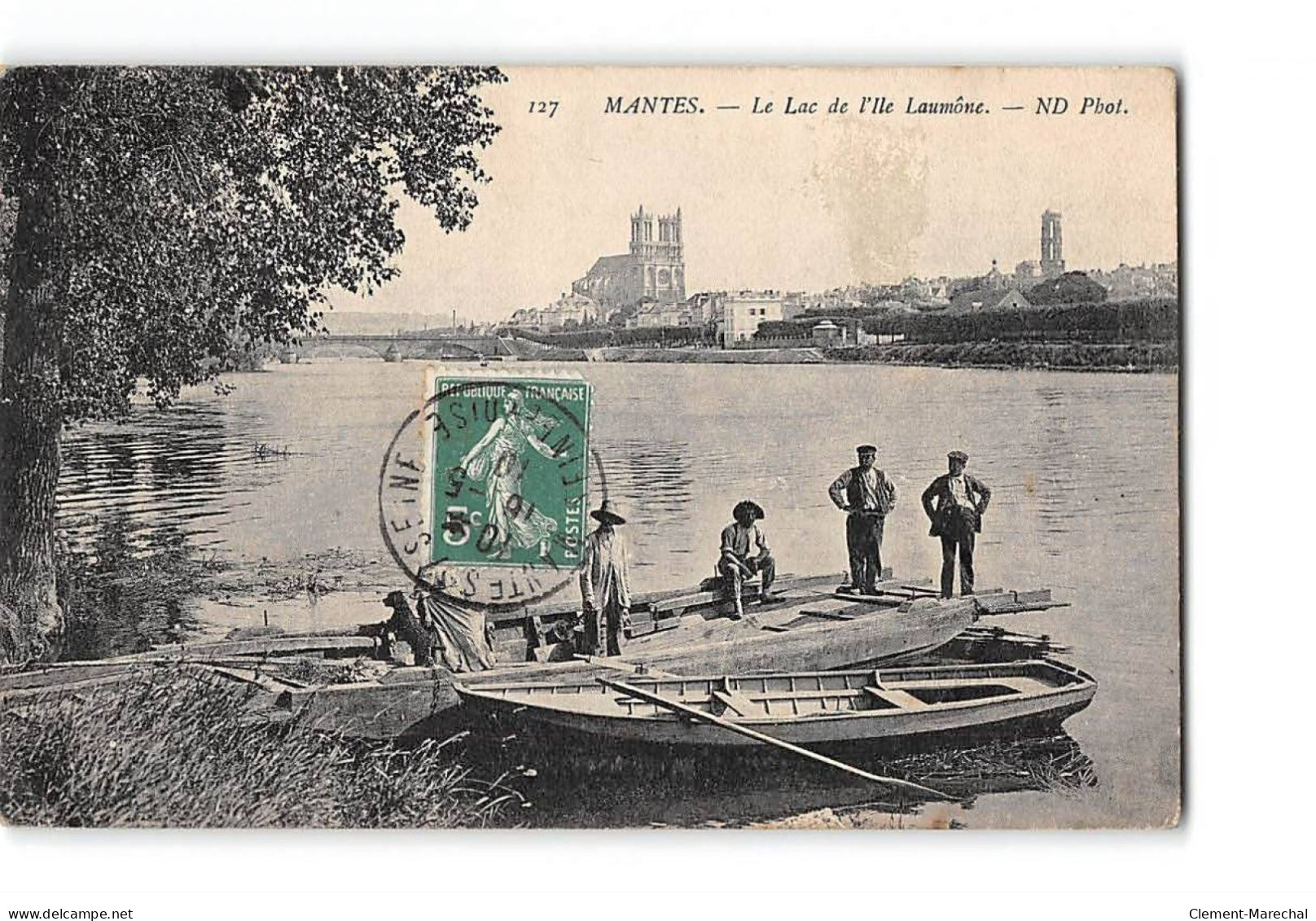 MANTES - Le Lac De L'Ile Laumône - Très Bon état - Mantes La Jolie