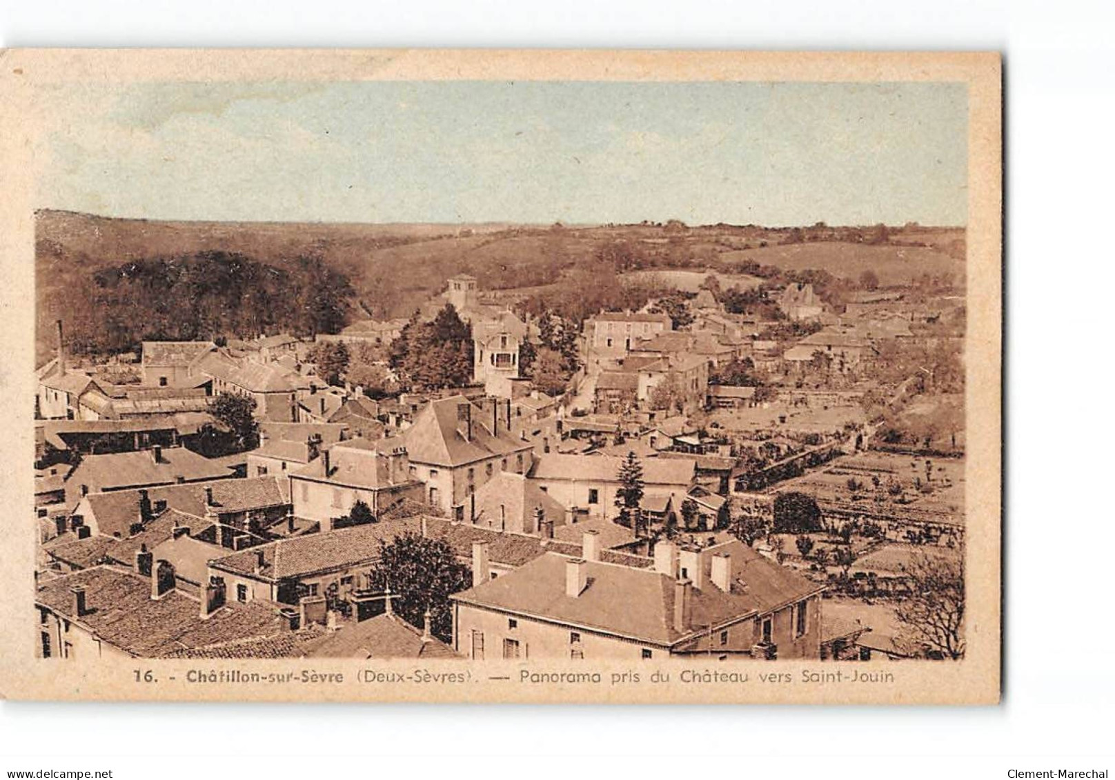 CHATILLON SUR SEINE - Panorama Pris Du Château Vers Saint Jouin - Très Bon état - Autres & Non Classés