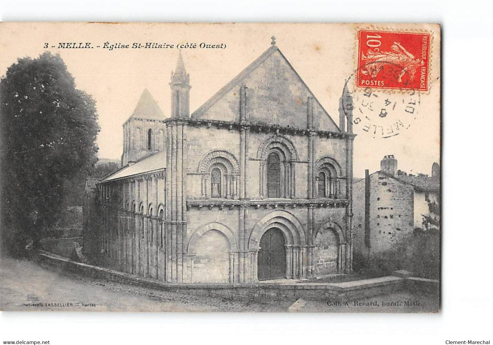 MELLE - Eglise De Saint Hilaire - état - Melle