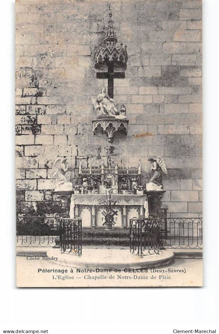 Pèlerinage à Notre Dame De CELLES - L'Eglise - Chapelle De Notre De Pitié - Très Bon état - Celles-sur-Belle