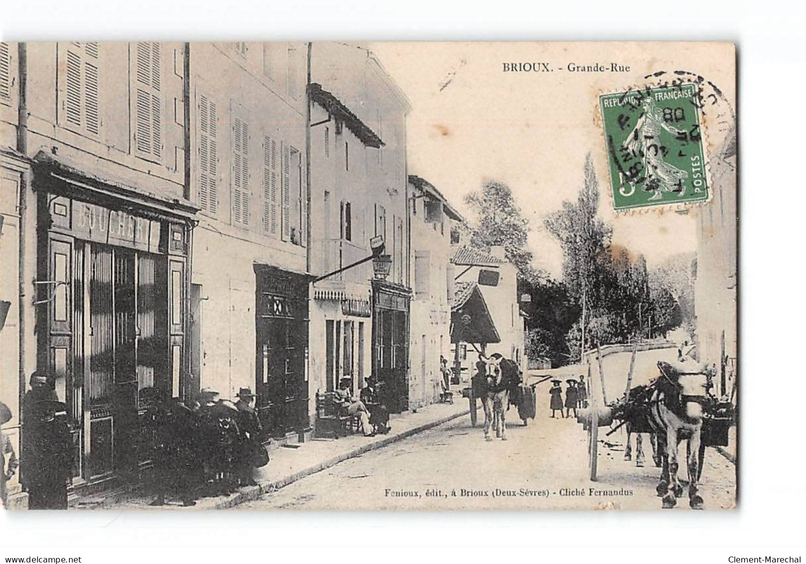 BRIOUX - Grande Rue - Très Bon état - Brioux Sur Boutonne