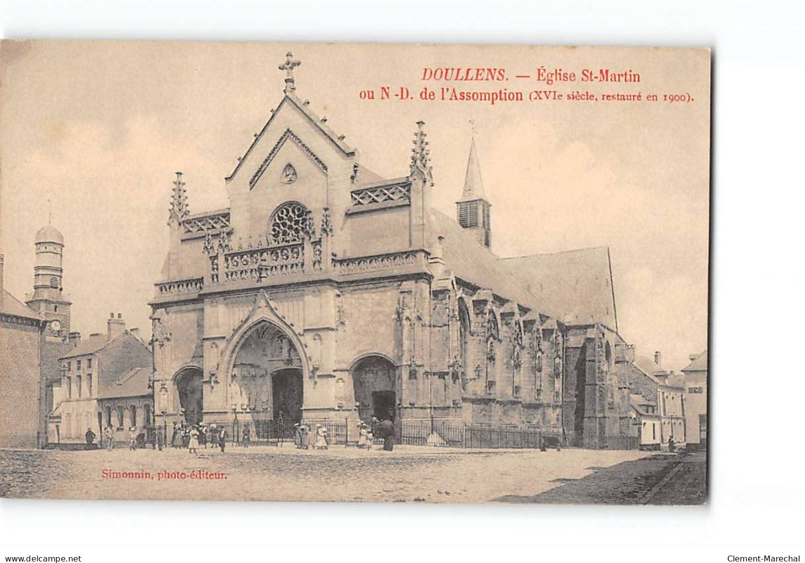 DOULLENS - Eglise Saint Martin - Très Bon état - Doullens