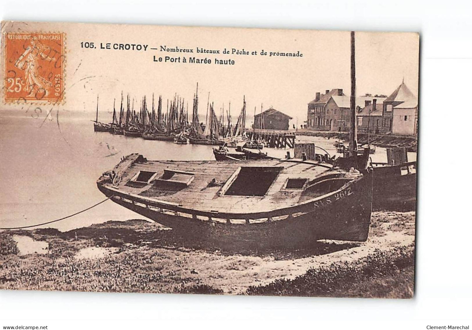 LE CROTOY - Le Port à Marée Haute - Très Bon état - Le Crotoy