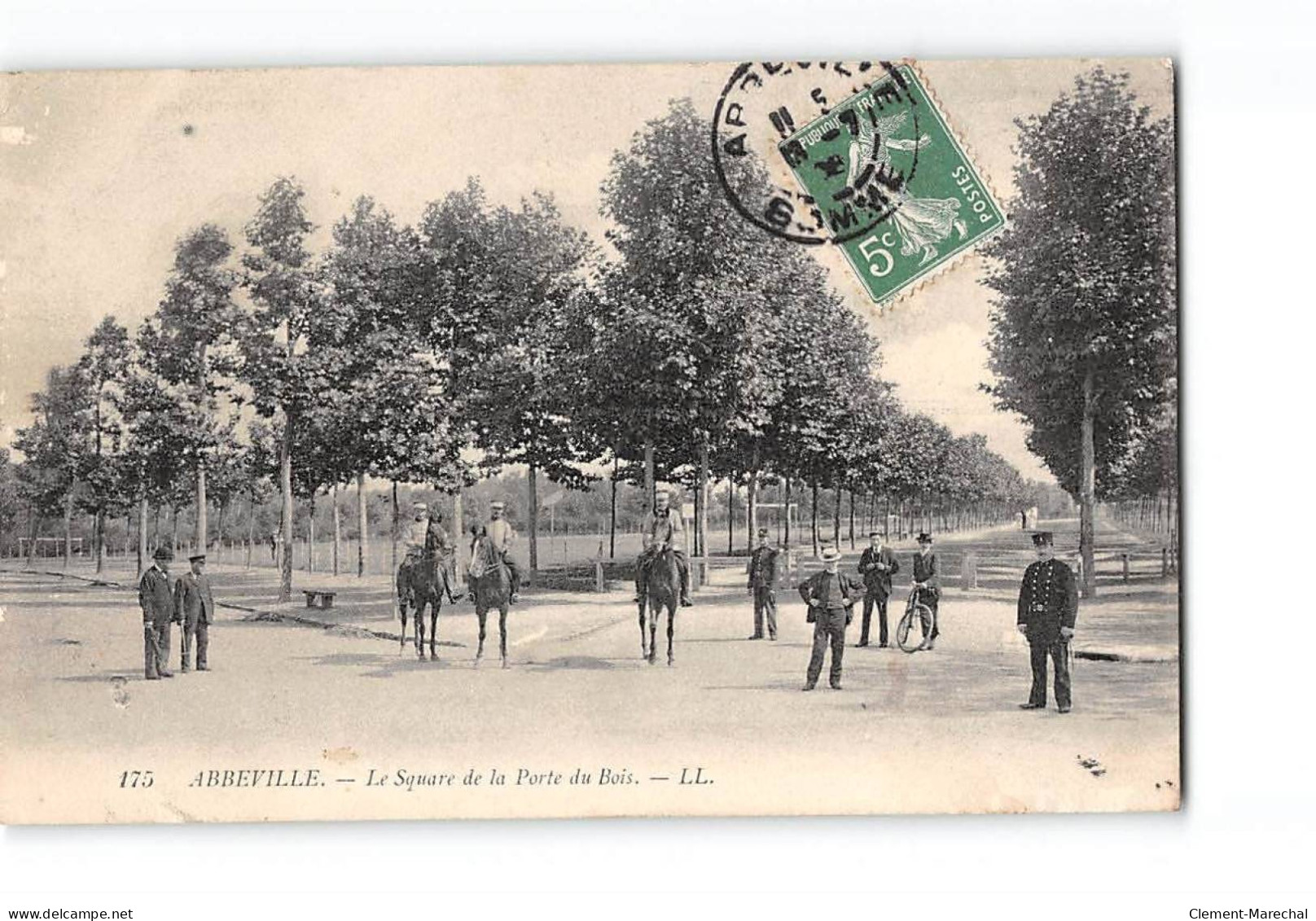 ABBEVILLE - Le Square De La Porte Du Bois - Très Bon état - Abbeville
